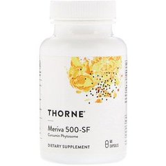 Куркумин, Meriva 500 - SF, Thorne Research, 60 капсул - фото