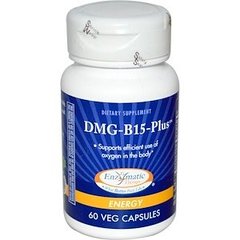 Магній калій кальцій для серця, DMG-B15-Plus, Enzymatic Therapy (Nature's Way), 60 капсул - фото