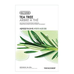 Маска для обличчя чайне дерево, The Face Shop, Real Nature - фото