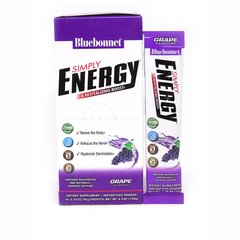 Енергетичний напій в порошку, Bluebonnet Nutrition, смак винограду, 14 пакетиків по 10 г - фото