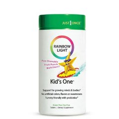 Мультивітаміни для дітей, Kids One, Rainbow Light, 50 жувальних таблеток - фото
