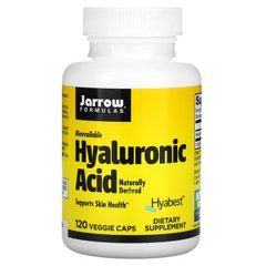 Гіалуронова кислота, Hyaluronic Acid, Jarrow Formulas, 50 мг, 120 капсул - фото