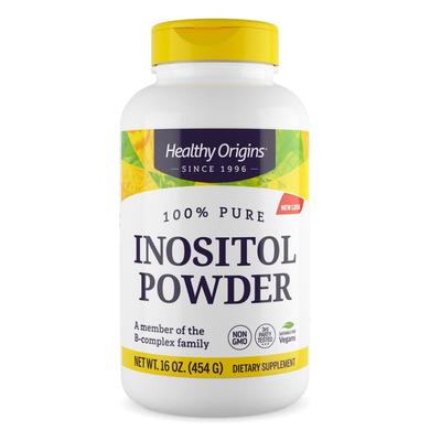 Інозитол, Inositol Powder, Healthy Origins, порошок, 454 г - фото