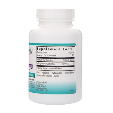 5-HTP гідрокситриптофан, 100 мг, Nutricology, 90 капсул - фото