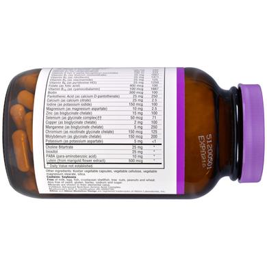 Мультивитамины без железа, Daily Multiple, Bluebonnet Nutrition, 1 в день, 120 капсул - фото