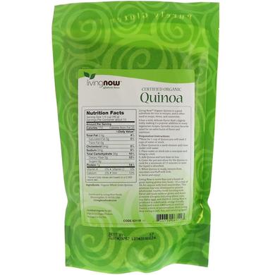 Кіноа органічна, Quinoa, Now Foods, 454 г - фото