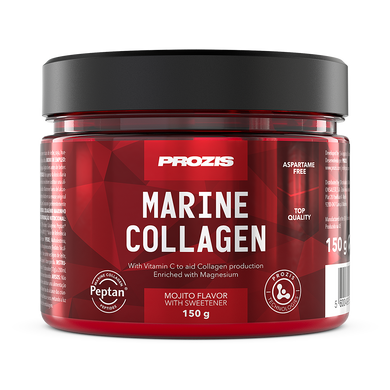 Морський колаген + Магній, Marine Collagen + Magnesium, мохіто, Prozis, 150 г - фото