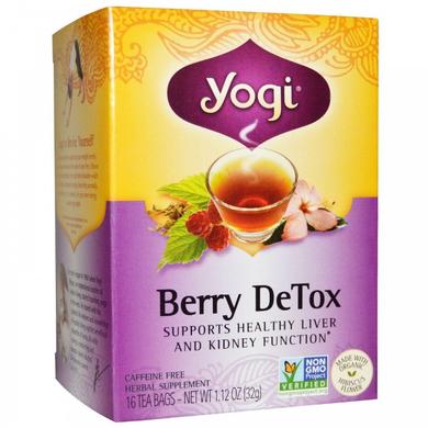 Травяной чай Detox Очищение Печени и Почек, Yogi Tea, 16 пакетиков - фото