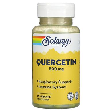 Кверцетин, Quercetin, Solaray, 500 мг, 90 капсул - фото