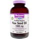 Льняное масло, Flax Seed Oil, Bluebonnet Nutrition, органик, сертифицированное, 1000 мг, 250 капсул, фото – 1