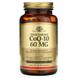 Коензим Q10 вегетаріанський, CoQ-10, Solgar, 60 мг, 180 капсул, фото – 1