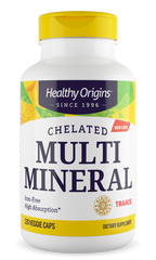 Хелатированный мультиминерал, Chelated Multi Mineral, Healthy Origins, без железа, 120 капсул - фото