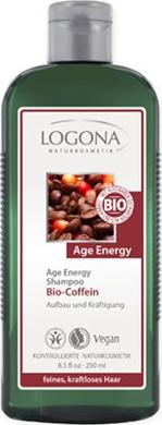 Био-Шампунь Укрепление и Рост для волос с возрастными изменениями с Кофеином, Logona , 250 мл - фото