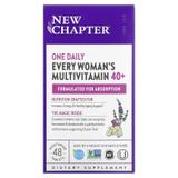 Мультивитамины для женщин 40+, One Daily Multi, New Chapter, 1 в день, 48 таблеток, фото