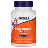 Фосфатидилсерин (Phosphatidyl Serine), Now Foods, 100 мг, 120 капсул, фото