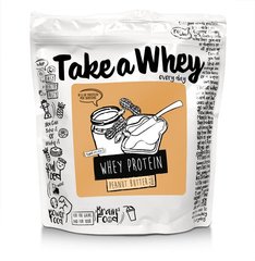 Сироватковий протеїн, Blend, арахісове масло, Take a Whey, 907 г - фото