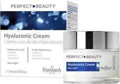 Крем зволожувальний, живильний дл обличчя з гіалуроновою кислотою, Perfect Beauty Face Cream With Hyaluronic Acid & Collagen Day/Night, Farmona, 50 мл - фото