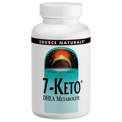 7 кето ДГЕА метаболіт, 7-Keto DHEA Metabolite, Source Naturals, 100 мг, 60 таблеток - фото