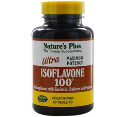 Соевые изофлавоны 100, Ultra Isoflavone, Nature's Plus, 60 таблеток - фото