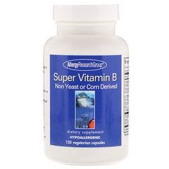 Комплекс витаминов В, Vitamin B Complex, Allergy Research Group, 120 капсул - фото