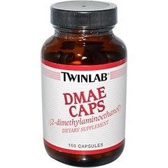 DMAE (Диметиламиноэтанол), Twinlab, 100 капсул - фото