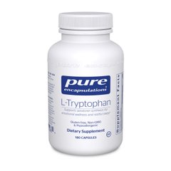L-триптофан, l-Tryptophan, Pure Encapsulations, 180 капсул - фото