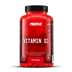 Вітамін D3, Prozis, 120 капсул - фото