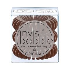 Резинка-браслет для волос, Original Pretzel Brown, Invisibobble, 3 шт - фото