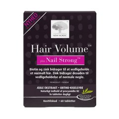 Вітаміни для волосся і нігтів, Hair Volume Plus Nail Strong, New Nordic, 60 таблеток - фото