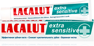 Зубная паста "Лакалут экстра сенсетив", Lacalut, 50 мл - фото