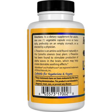 L-теанін, L-Theanine, Healthy Origins, 100 мг, 90 капсул - фото