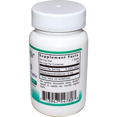 ДГЭА Дегидроэпиандростерон, DHEA, Nutricology, 10 мг, 60 таблеток - фото