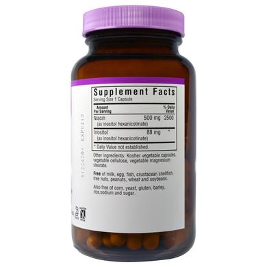 Витамин В3 (ниацин), Niacin, Bluebonnet Nutrition, 500 мг, 120 капсул - фото