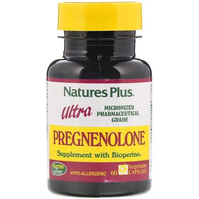 Ультра Прегненолон, Ultra Pregnenolone, Nature's Plus, 60 капсул - фото