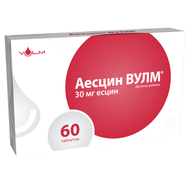 Аесцин, Vulm, 60 таблеток - фото