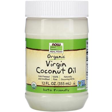 Кокосовое масло, Coconut Oil, Now Foods, органическое, 355 мл - фото