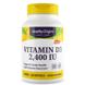 Витамин Д3, Vitamin D3, Healthy Origins, 2400 МЕ, 120 капсул, фото – 1