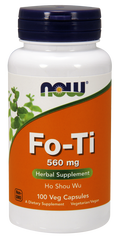 Горец многоцветковый, Fo-Ti, Now Foods, 560 мг, 100 капсул - фото