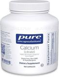 Кальцій (цитрат), Calcium (citrate), Pure Encapsulations, 180 капсул, фото