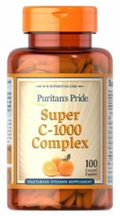 Витамин С комплекс, C-1000 Complex, Puritan's Pride, 100 каплет - фото