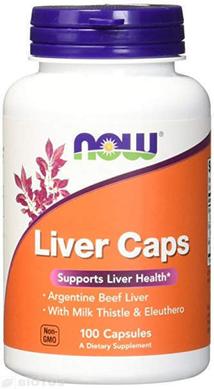 Підтримка печінки, Liver Caps, Now Foods, 100 капсул - фото