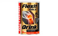 Комплекс для суставов и связок, Flexit Gold Drink, Nutrend, вкус апельсин, 400 г - фото