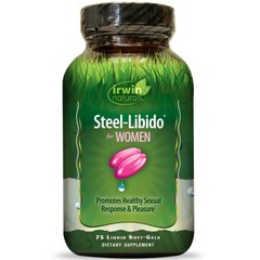 Мультивитамины для женщин, Steel-Libido, Irwin Naturals, 75 капсул - фото