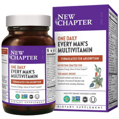 Щоденні мультивітаміни для чоловіків, Every Man, New Chapter, 24 таблеток - фото