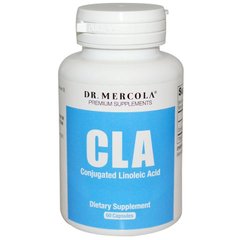 Конъюгированная линолевая кислота, CLA, Dr. Mercola, 60 капсул - фото