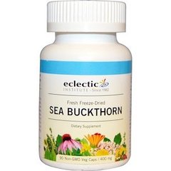 Облепиха, Sea Buckthorn, Eclectic Institute, 400 мг, 60 капсул - фото