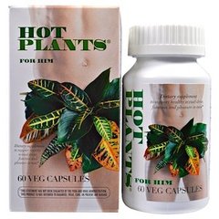 Репродуктивное здоровье мужчин, Hot Plants, Enzymatic Therapy (Nature's Way), 60 - фото