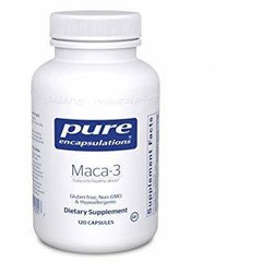 Мака-3, Maca-3, Pure Encapsulations, 120 капсул - фото