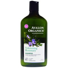Шампунь для волос (розмарин), Shampoo, Avalon Organics, для объема, 325 мл - фото