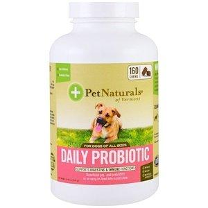 Ежедневный пробиотик для собак, Pet Naturals of Vermont , 160 жевательных пастилок - фото
